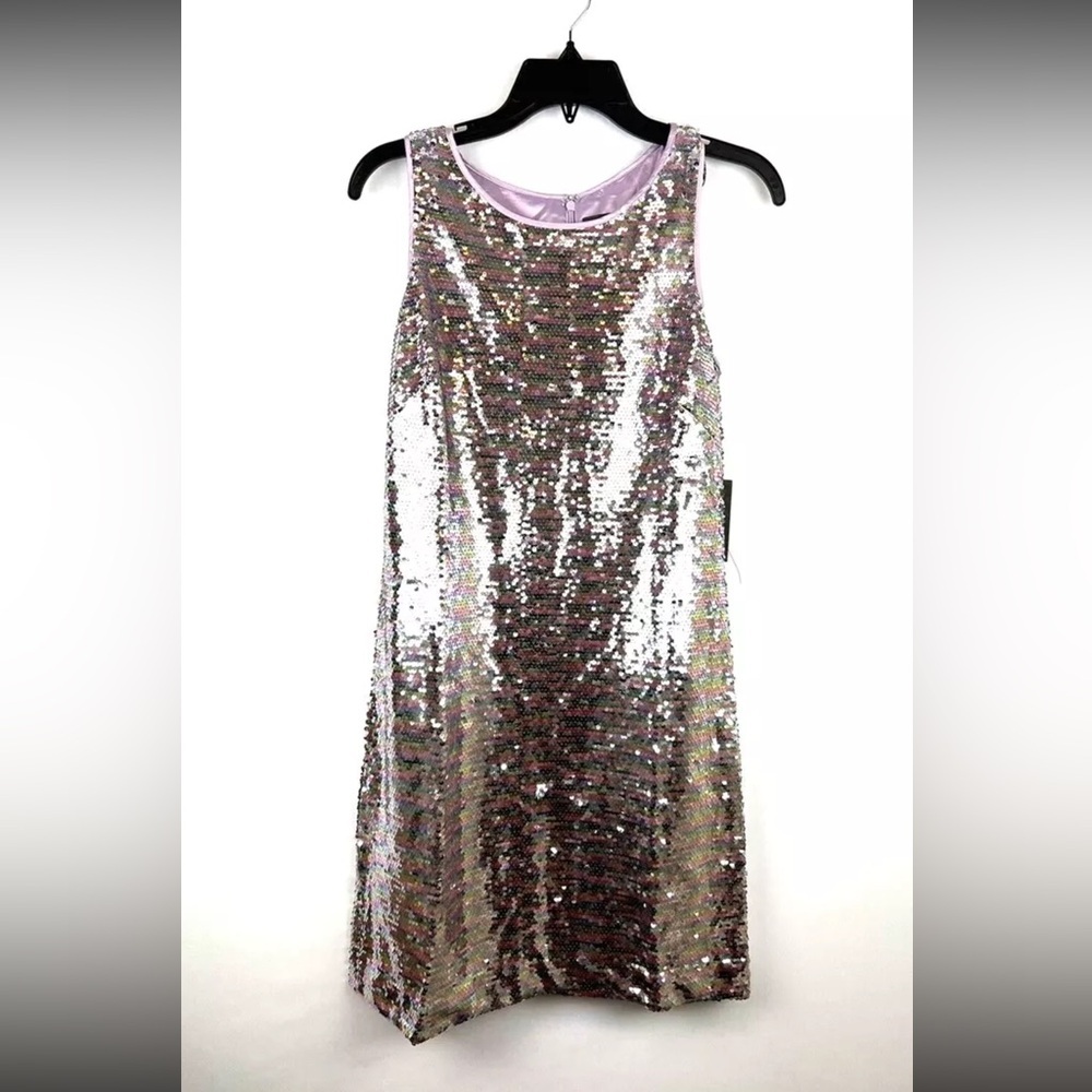 Vince Camuto Womens Sequined Mini Body Dress Size 6